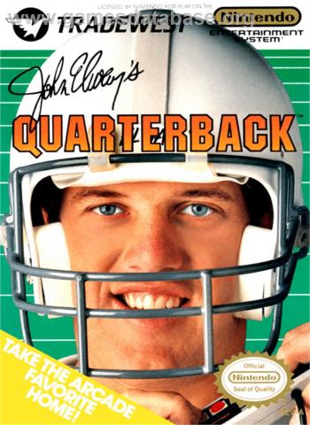 Cover John Elway's Quarterback for NES